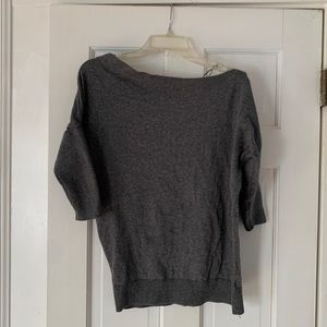 Anthro off shoulder sweater
